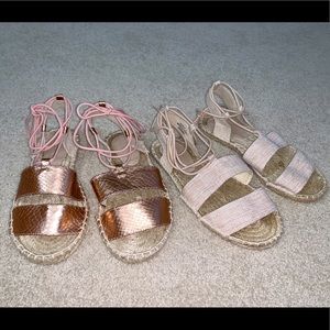 ASOS Shoes - ASOS two-pack espadrilles lace up sandals ASOS Shoes - ASOS two-pack espadrilles lace up sandals